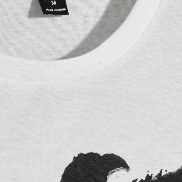 White Streetwear Men's Eagle Graphic Tee - Picture 3 of 4